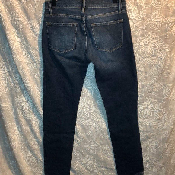 Frame Medium Wash Ankle Slim Boyfriend Jeans 25 - Picture 3 of 8